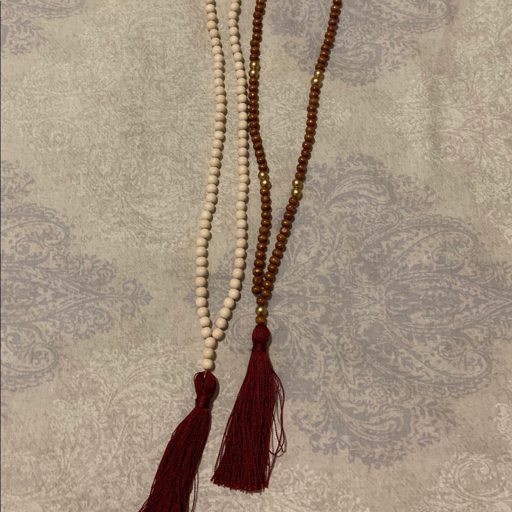 Beaded Tassle Necklaces